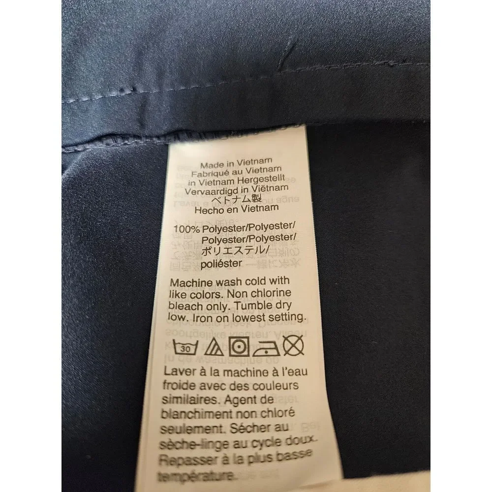 J. Crew‎ Navy Blue Polyester Shorts Size 35 Mens